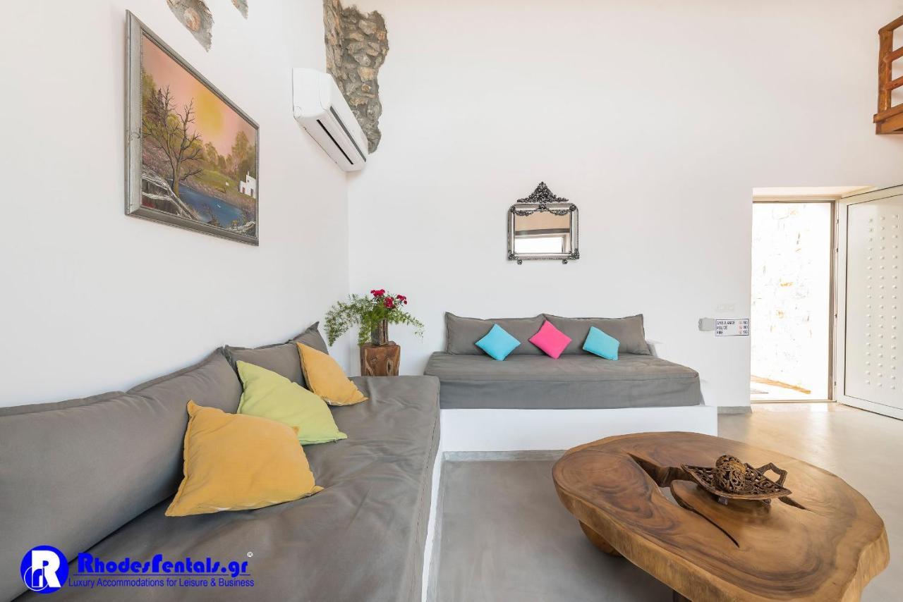 Lindos Seastone Villas Lardos Exteriör bild